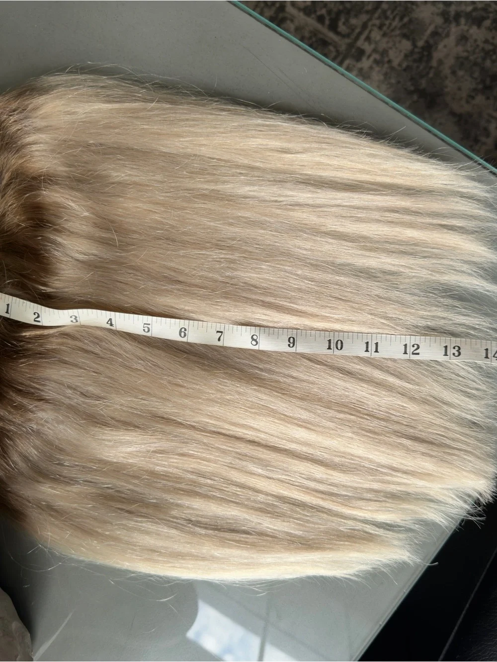 Blonde halo 100% human hair extension